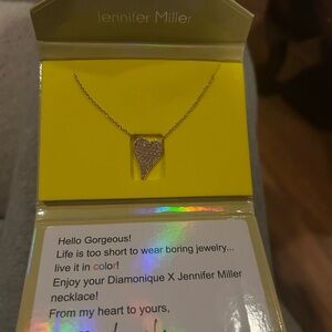 Dominique Gold Heart Pendant Necklace